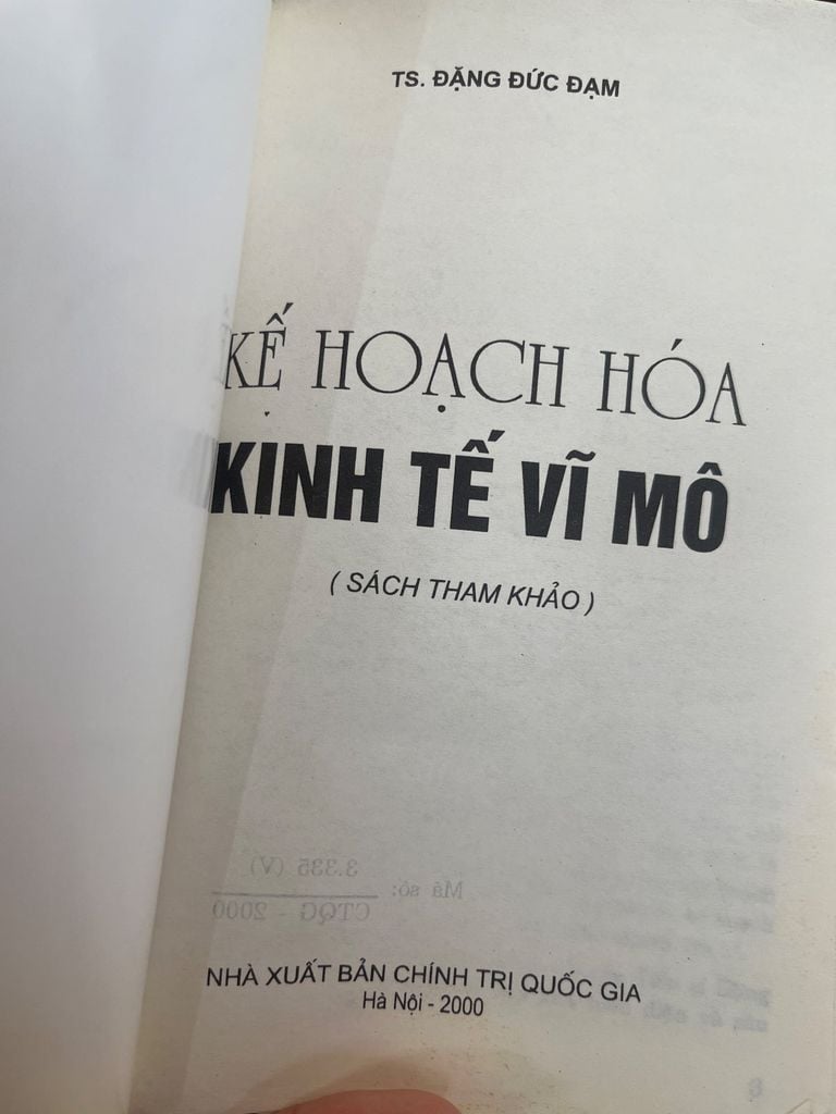  Kế Hoạch Hóa Kinh Tế Vĩ Mô - Ts. Đặng Đức Đạm 