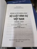  Bình Luận Khoa Học Bộ Luật Hình Sự Việt Nam Năm 1999 - Ts. Uông Chu Lưu 