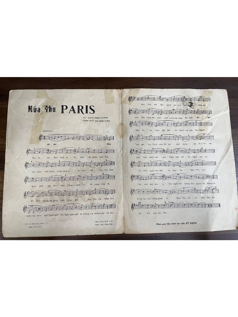  Mùa Thu Paris - Phạm Duy 
