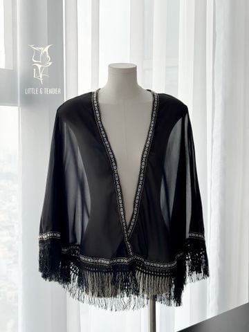 ARTMIS COVER UP - ÁO KHOÁC THỔ CẨM SEXY LƯỚI MỎNG