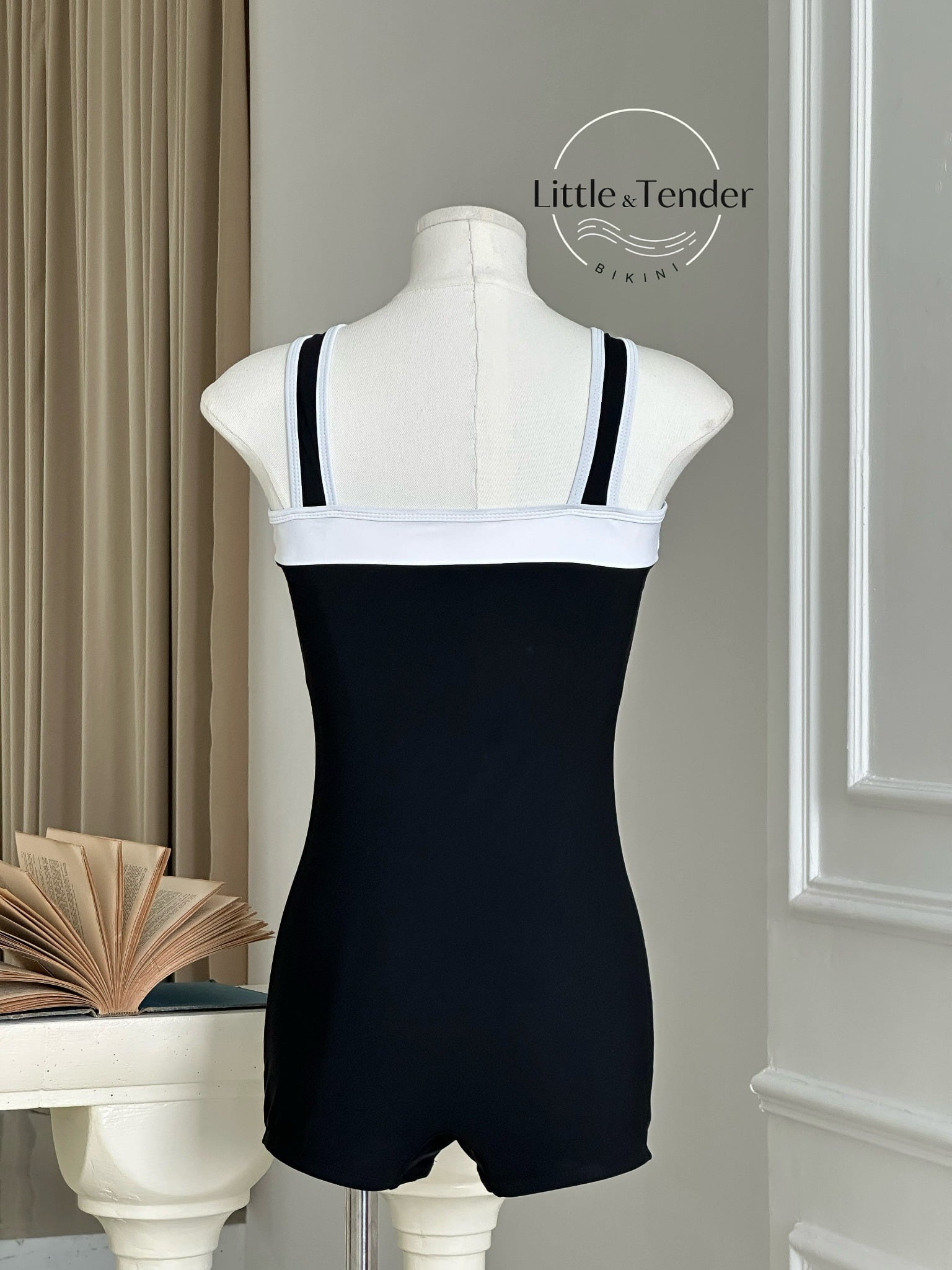 COCO SWIMSUIT - ÁO TẮM 1 MẢNH VIỀN TRẮNG DỄ THƯƠNG