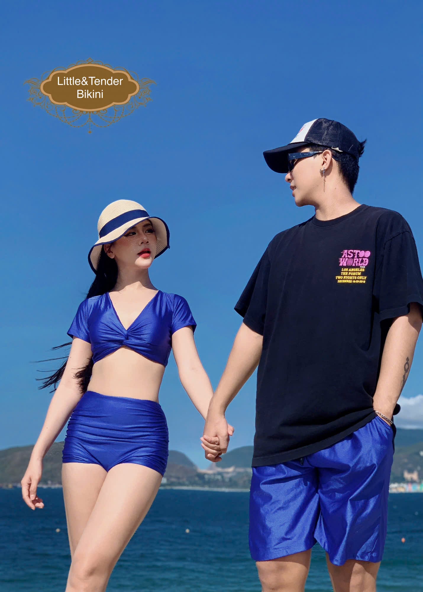 SET BIKINI COUPLE- ĐỒ BƠI COUPLE NAM NỮ NHIỀU MÀU  ( SALE )