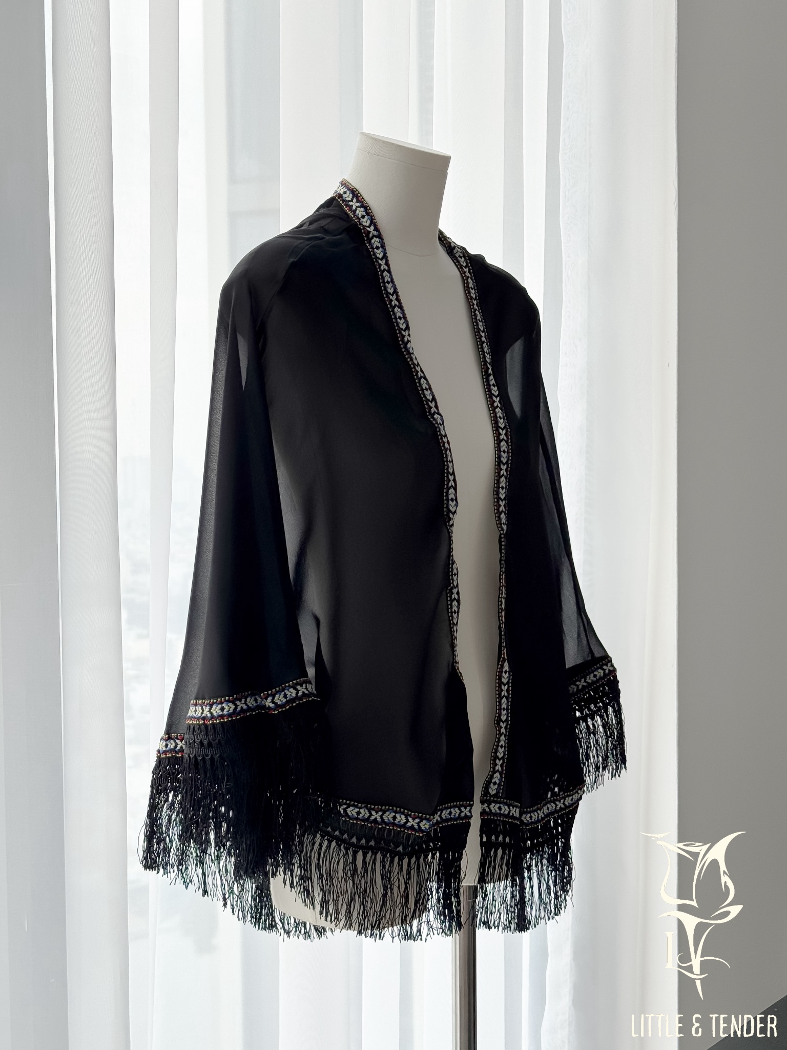 ARTMIS COVER UP - ÁO KHOÁC THỔ CẨM SEXY LƯỚI MỎNG