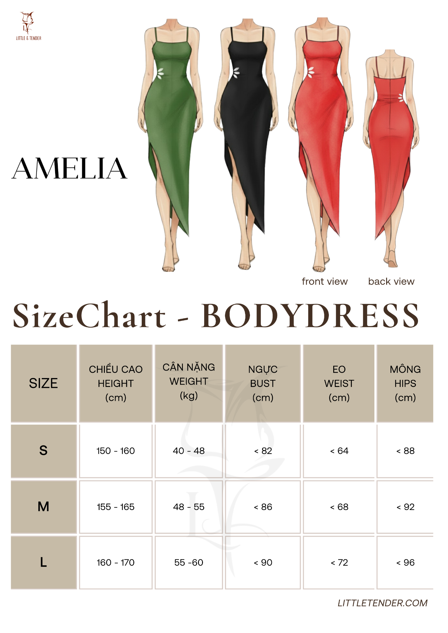 AMELIA MIDI DRESS - ĐẦM BODY CUTOUT HÌNH BÔNG HOA