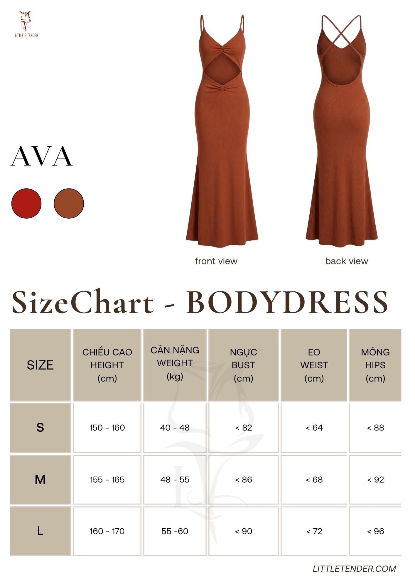 AVA BODYDRESS - ĐẦM HAI DÂY TÔN DÁNG VỚI CHẤT LIỆU TUYỂN CHỌN