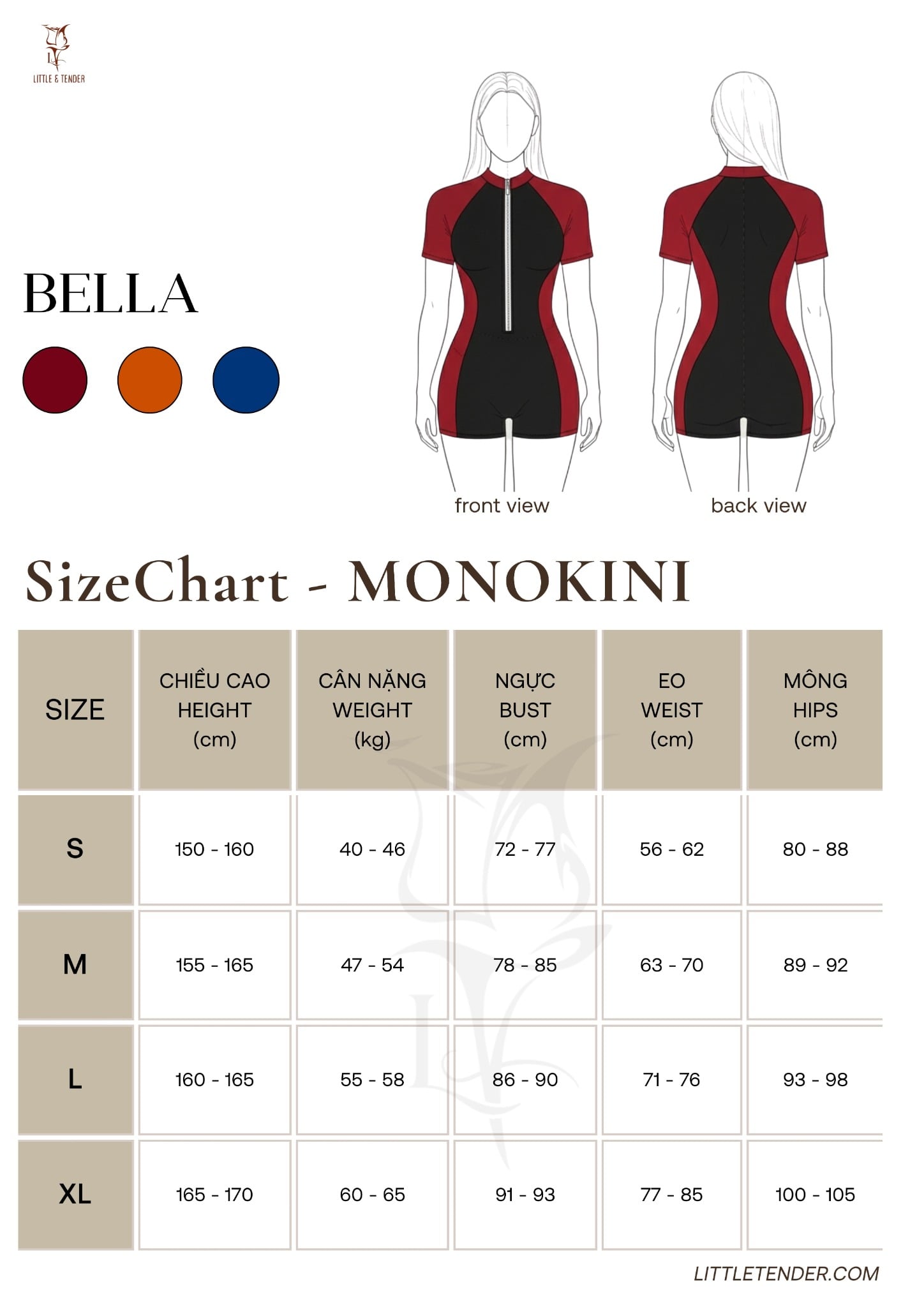 BELLA SWIMSUIT - ĐỒ BƠI LIỀN THÂN KÍN ĐÁO HỌA TIẾT PHỐI MÀU