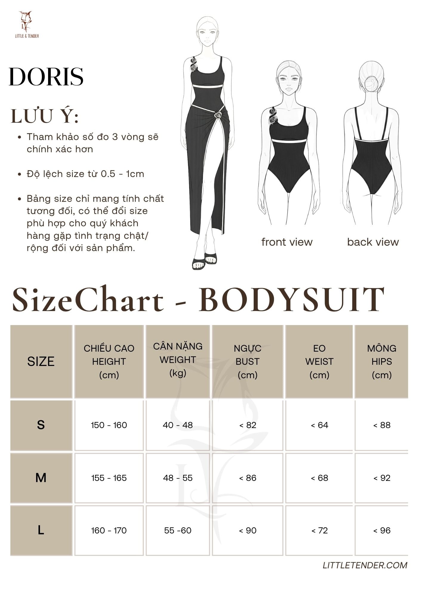 DORIS BODYSUIT - ĐÍNH HOA THỦ CÔNG ĐẶC BIỆT