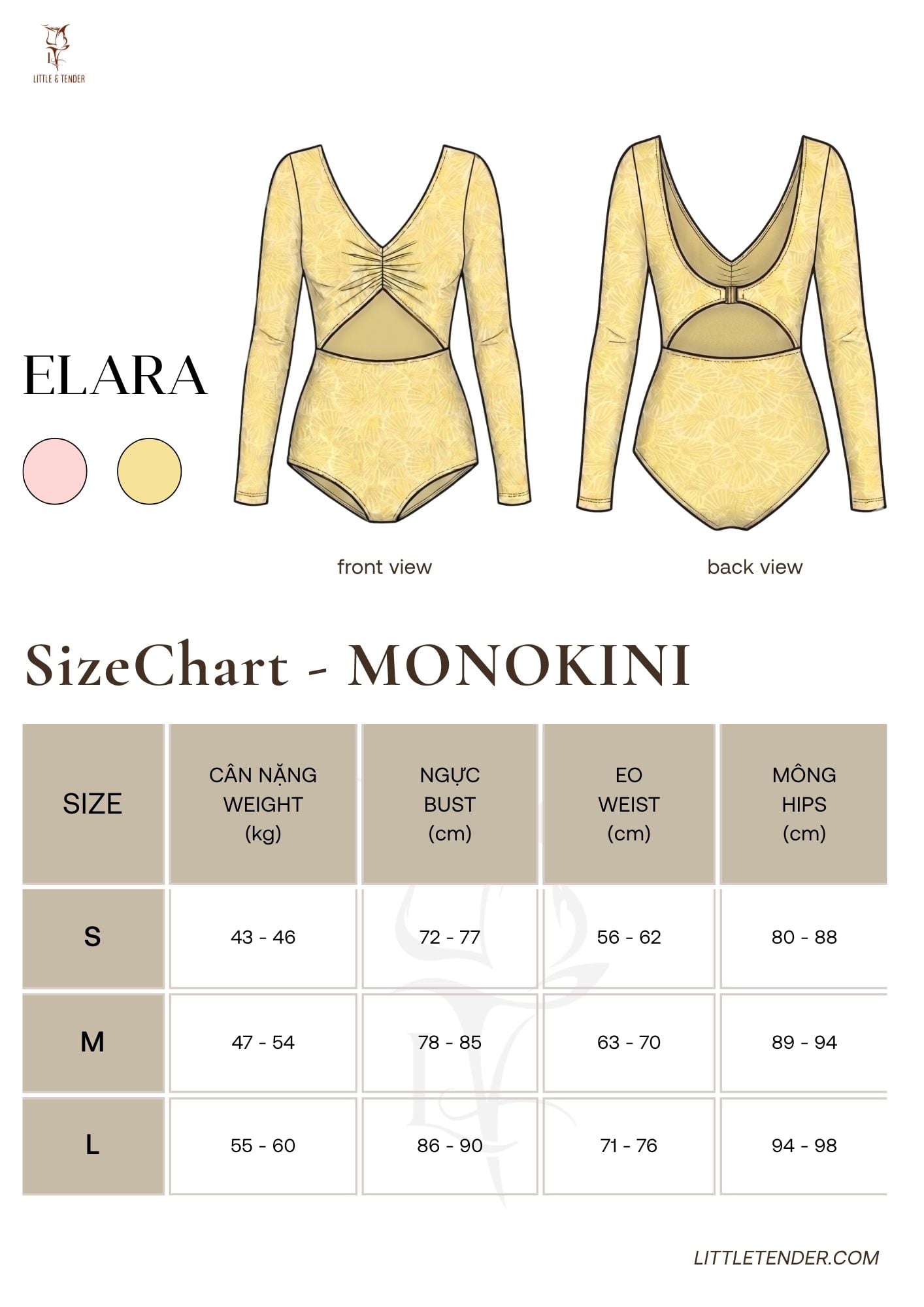ELARA LIMITED SWIMSUIT - VẺ ĐẸP CUỐN HÚT RẠNG RỠ
