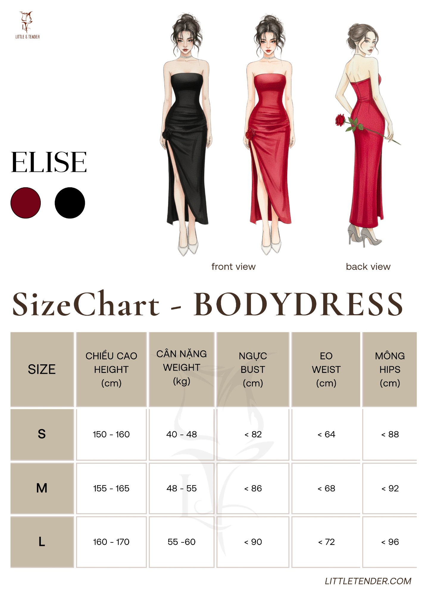 ELISE MIDI DRESS - ĐẦM BODY ĐÍNH HOA QUYẾN RŨ VÀ SANG TRỌNG (ON SALE)