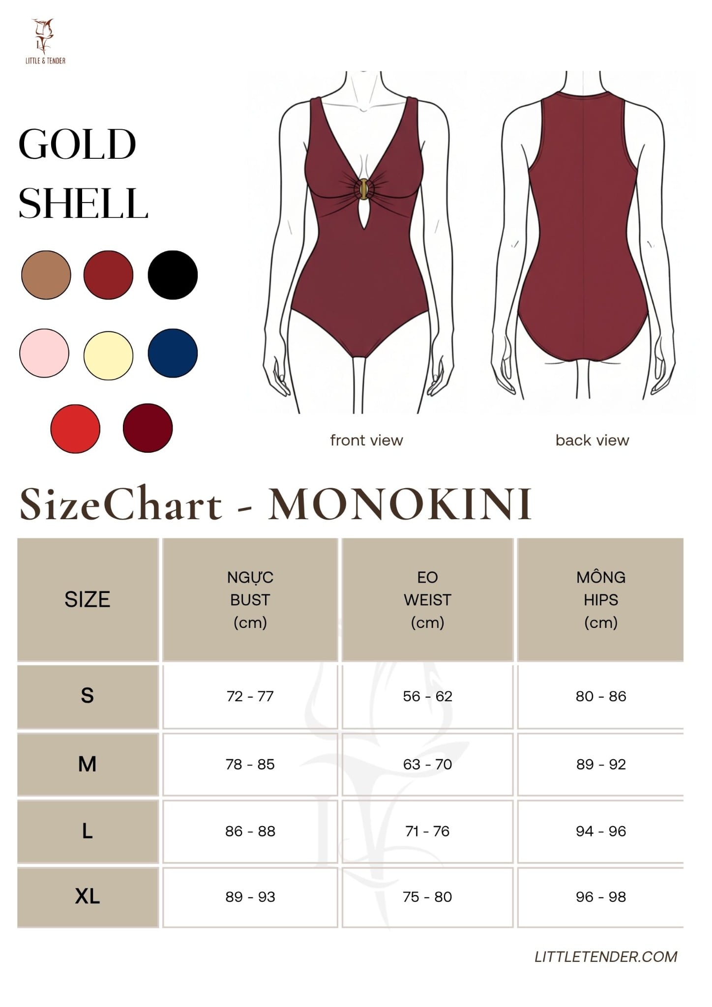 GOLD SHELL SWIMSUIT - ÁO TẮM MỘT MẢNH ĐÍNH SÒ VÀNG SALE