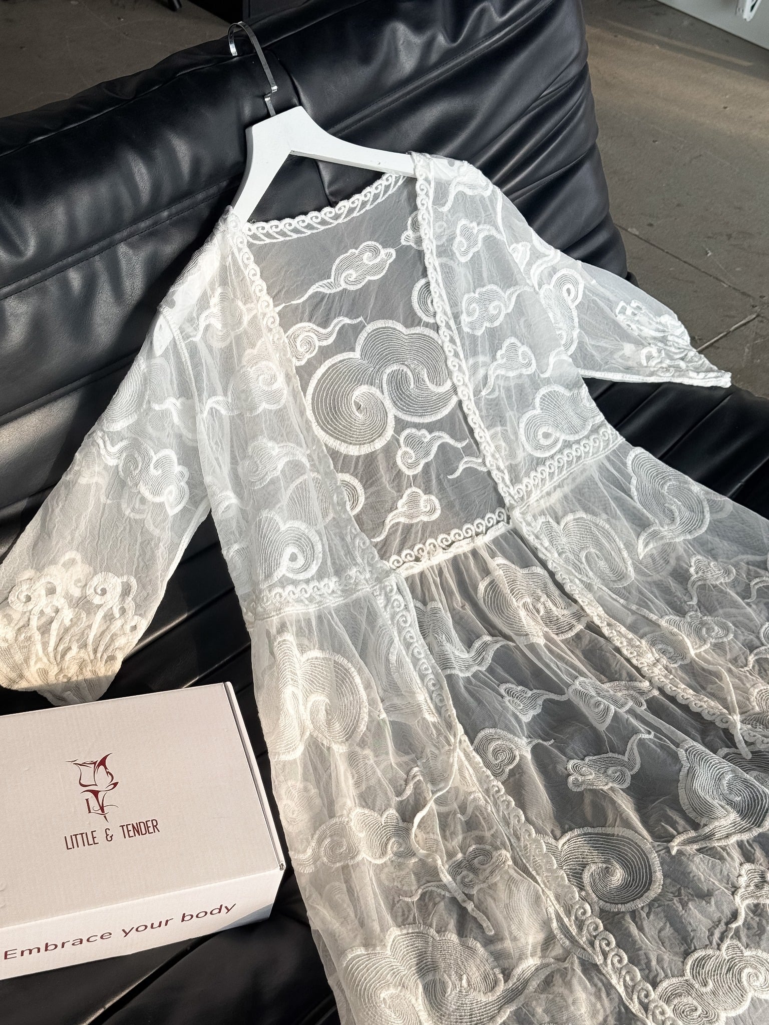 AMAN CARDIGAN - ÁO KHOÁC HOẠ TIẾT ĐÁM MÂY DÀI