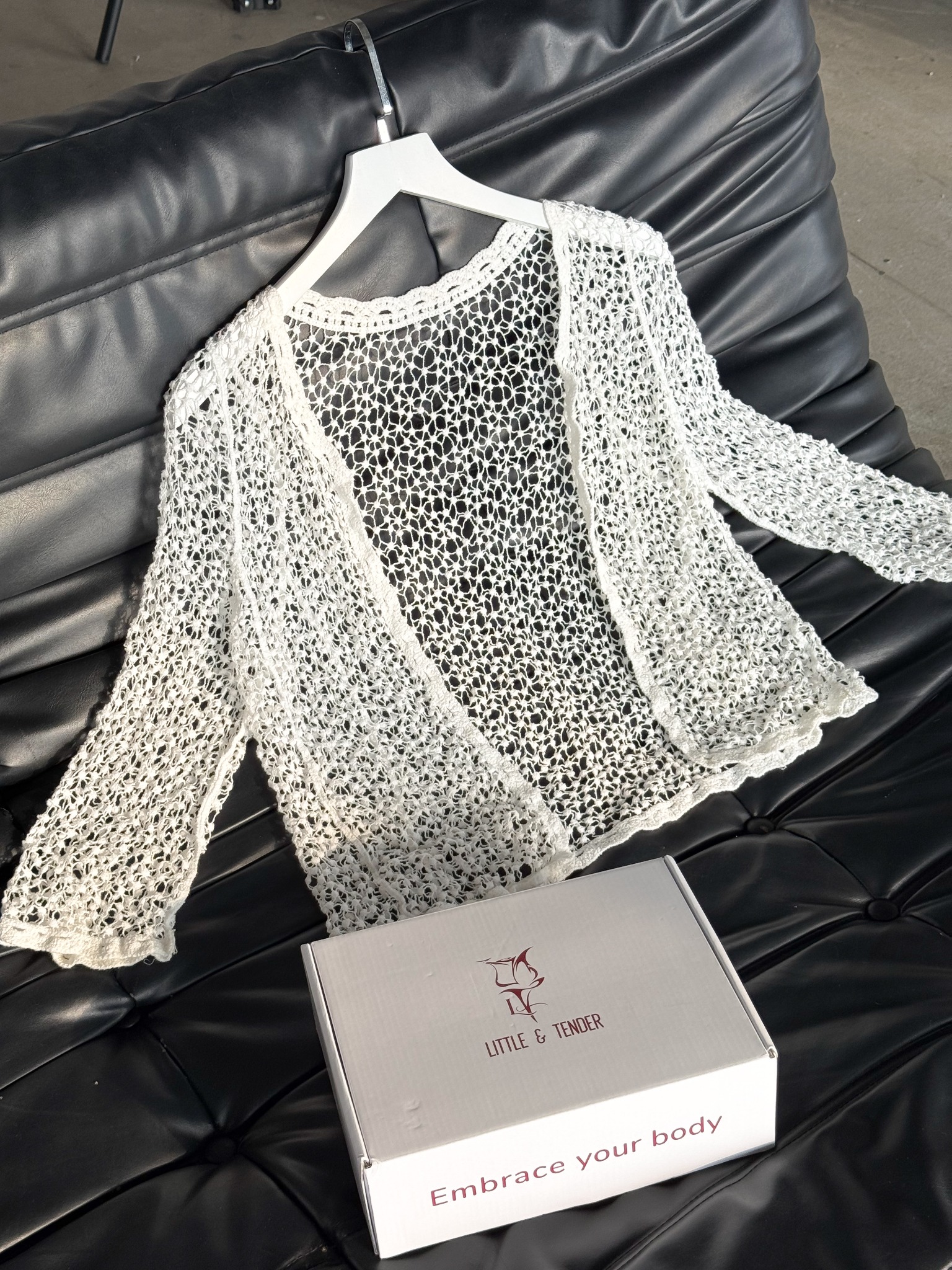LACE CROCHET CARDIGAN - ÁO KHOÁC HỌA TIẾT HOA LITI