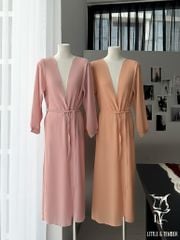 MELIN CARDIGAN - ÁO KHOÁC DÀI XUYÊN THẤU 4 MÀU