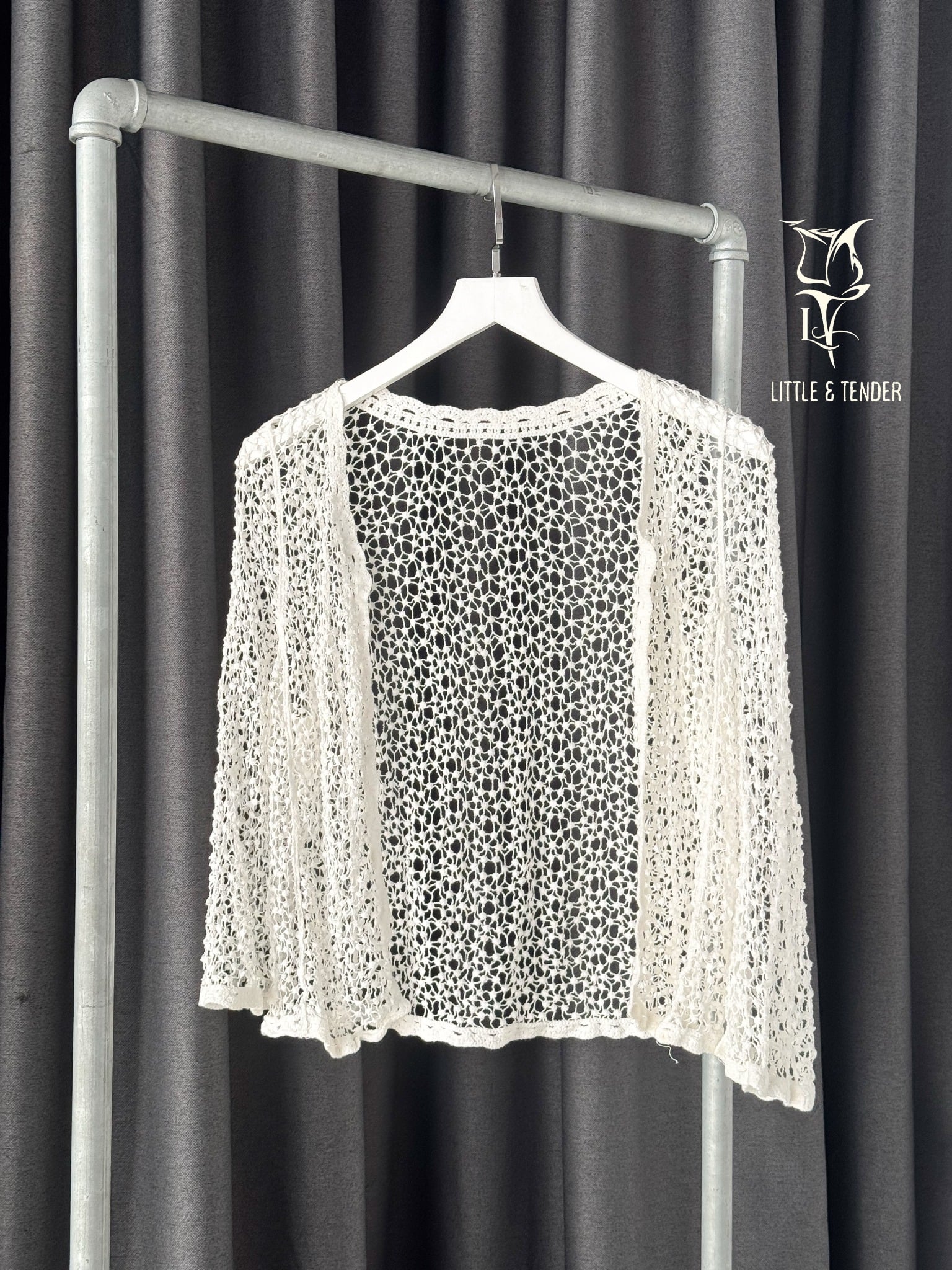 LACE CROCHET CARDIGAN - ÁO KHOÁC HỌA TIẾT HOA LITI