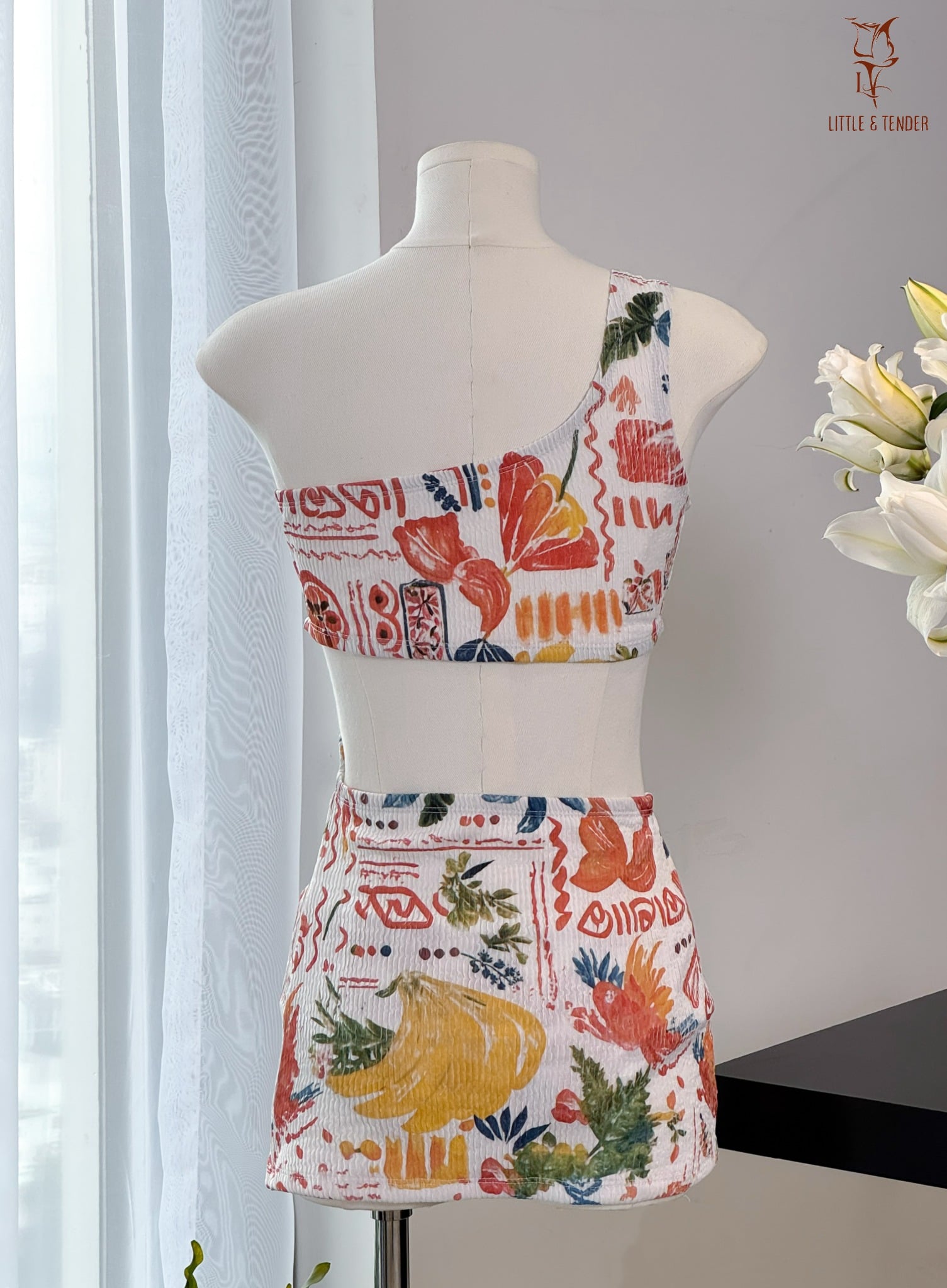 Oceva Swimsuit - Áo Tắm 1 Mảnh Váy Kèm Quần Chip -  Họa Tiết Độc Quyền