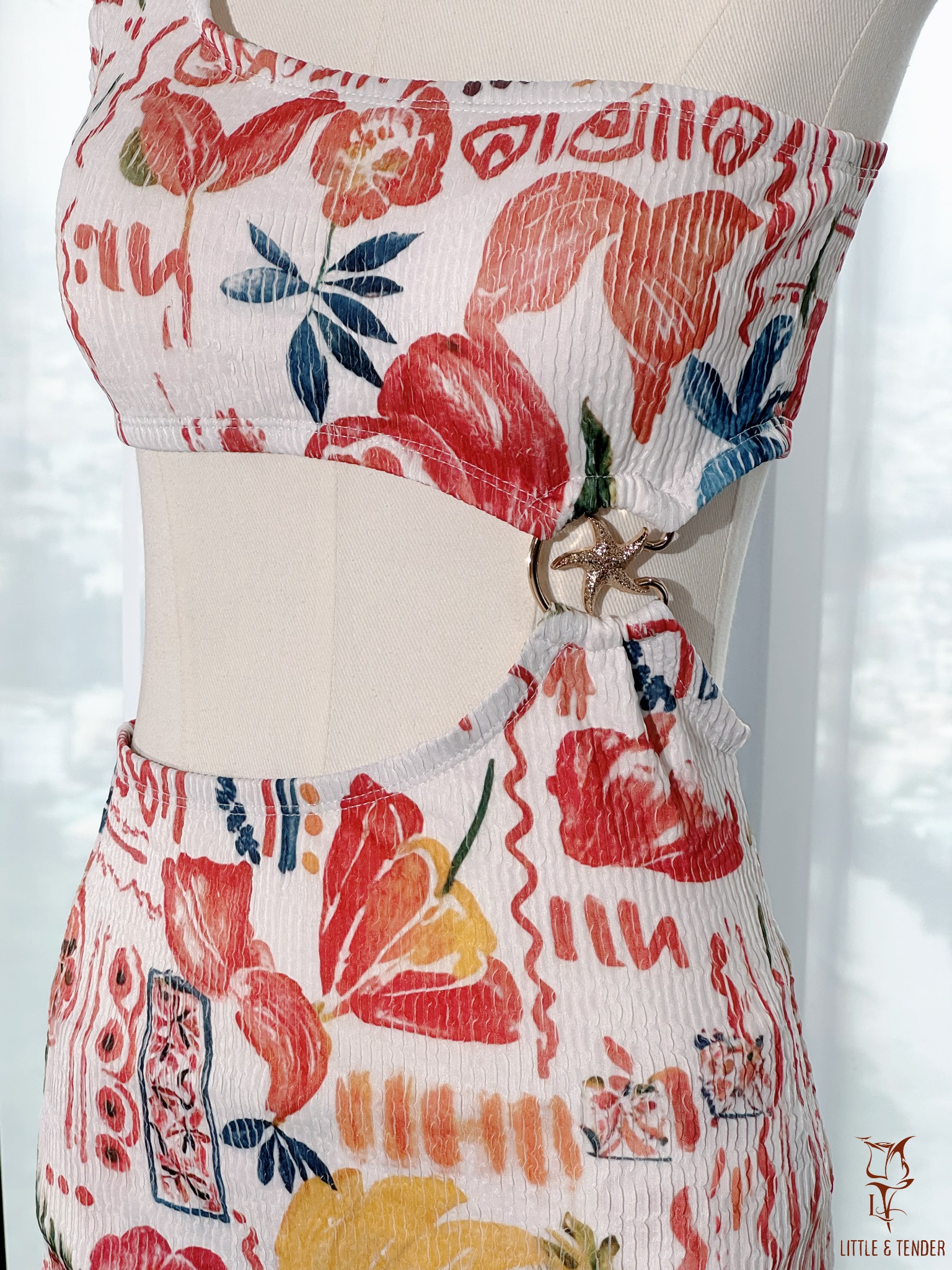 Oceva Swimsuit - Áo Tắm 1 Mảnh Váy Kèm Quần Chip -  Họa Tiết Độc Quyền