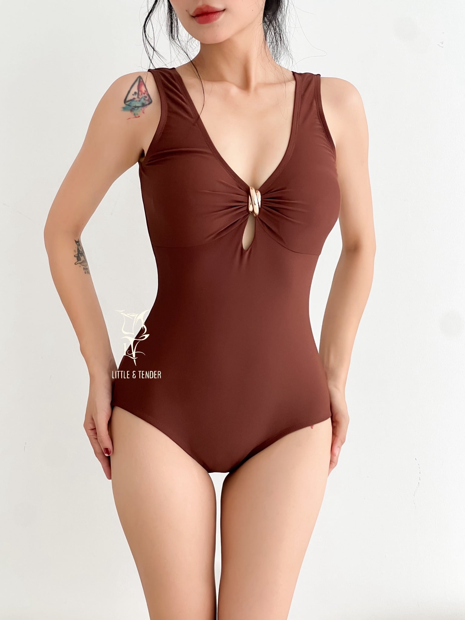 GOLD SHELL SWIMSUIT - ÁO TẮM MỘT MẢNH ĐÍNH SÒ VÀNG