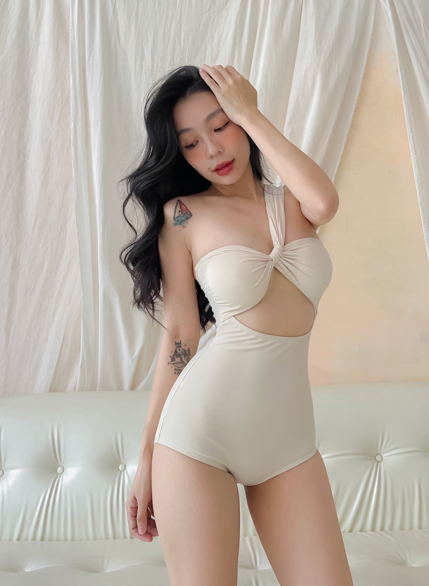 Athena Swimsuit - Áo Tắm 1 Mảnh Chéo Vai