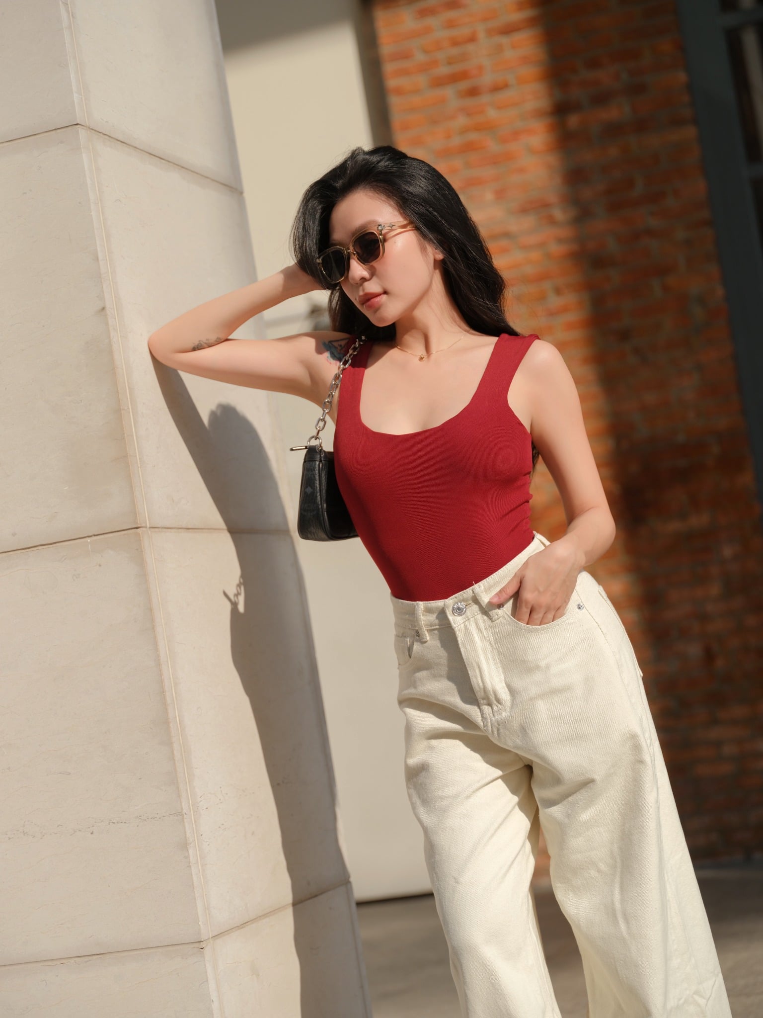 SIREN BODYSUIT -  BODYSUIT BA LỖ CỔ U SEXY