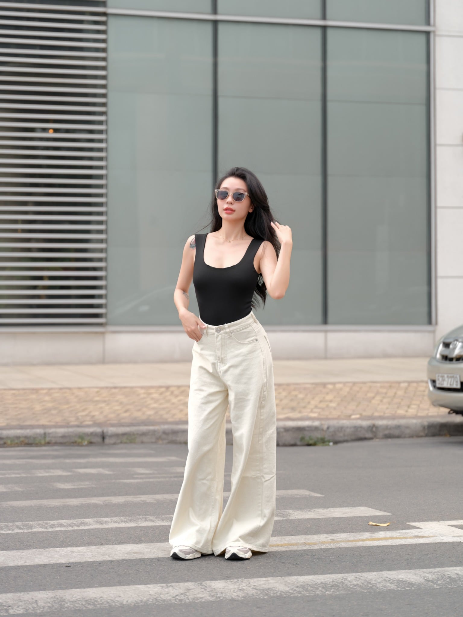 SIREN BODYSUIT -  BODYSUIT BA LỖ CỔ U SEXY