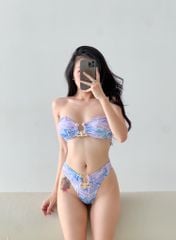 CRYSTAL SWIMSUIT - ÁO TẮM 2 MẢNH SEXY HỌA TIẾT LOANG MÀU TRENDY