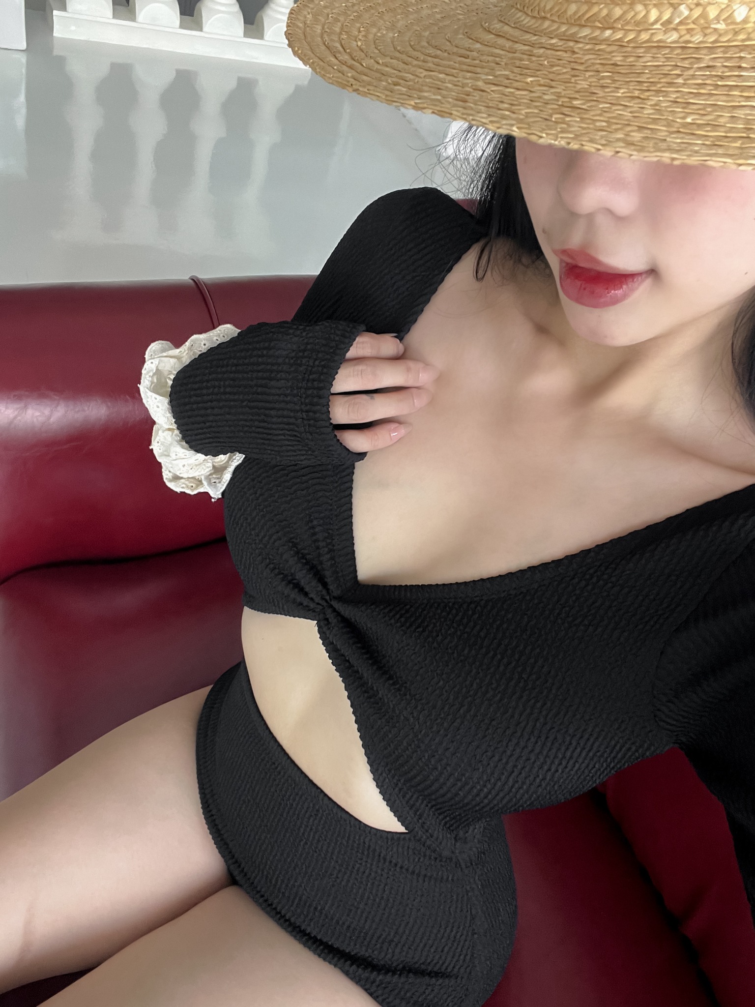 Veloura Swimsuit - Áo Tắm 1 Mảnh Nhún Cài - Thun Gân