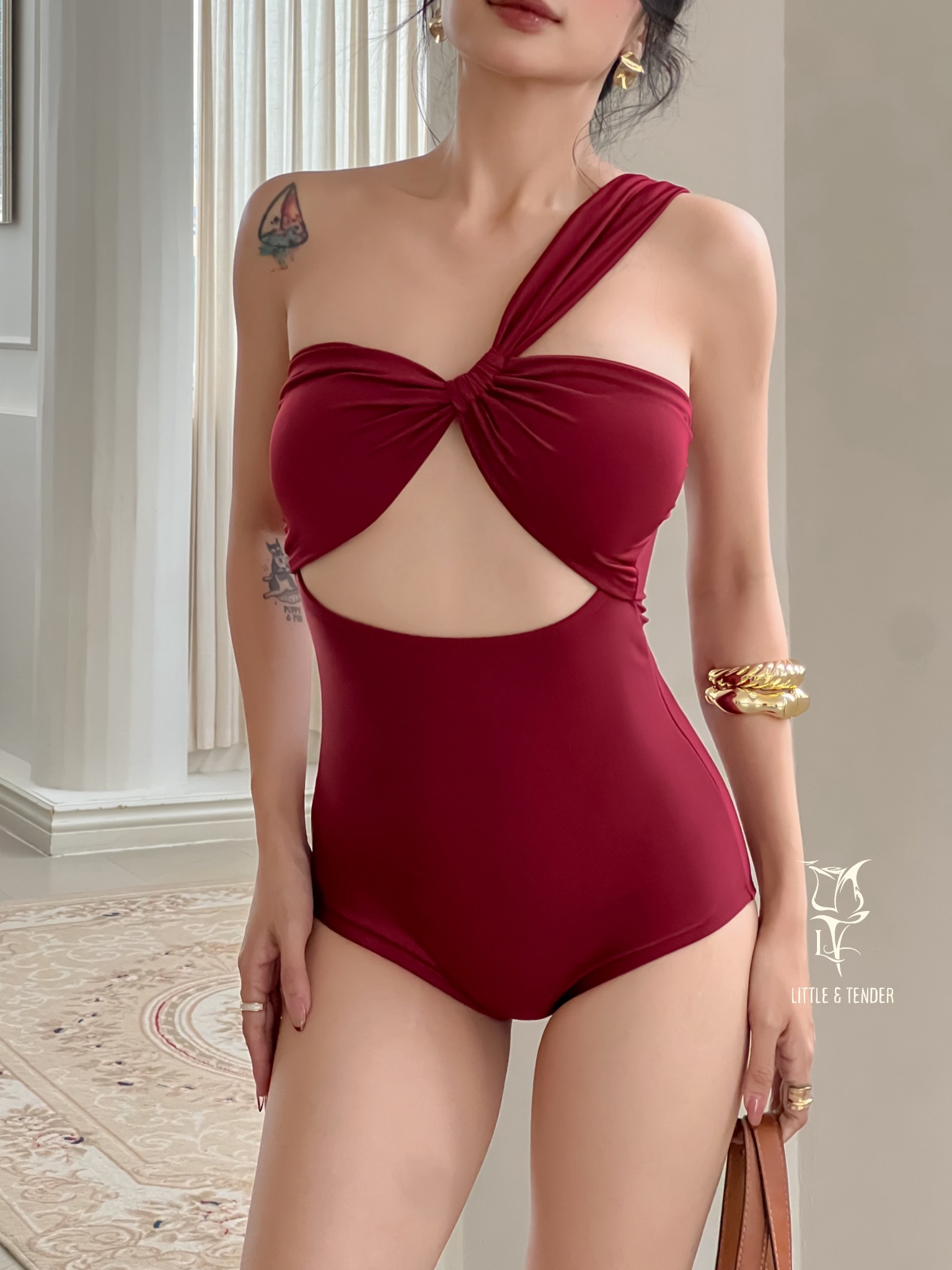 Athena Swimsuit - Áo Tắm 1 Mảnh Chéo Vai