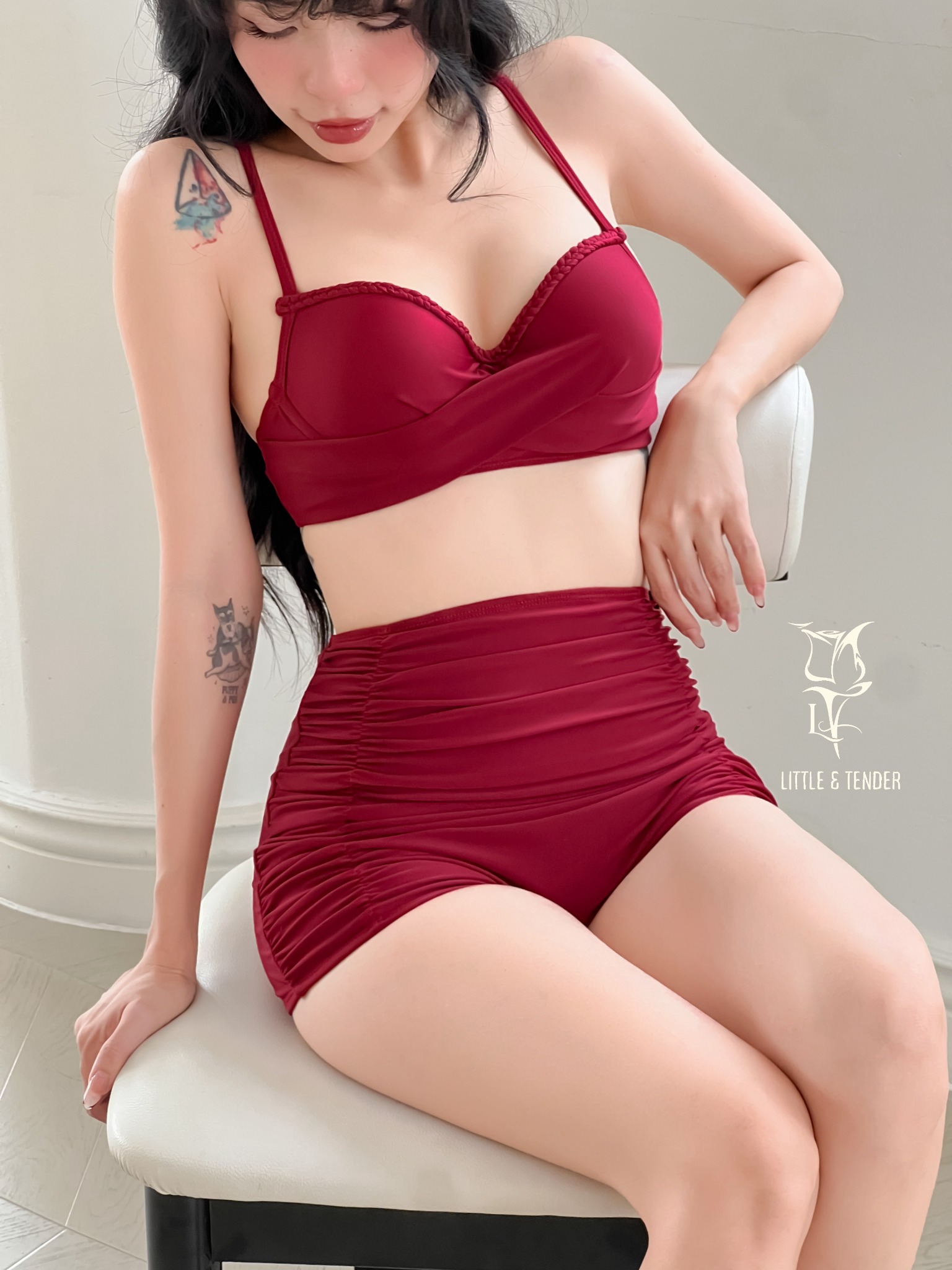 FLYNN SWIMSUIT - ÁO TẮM 2 MẢNH CÓ GỌNG HỌA TIẾT