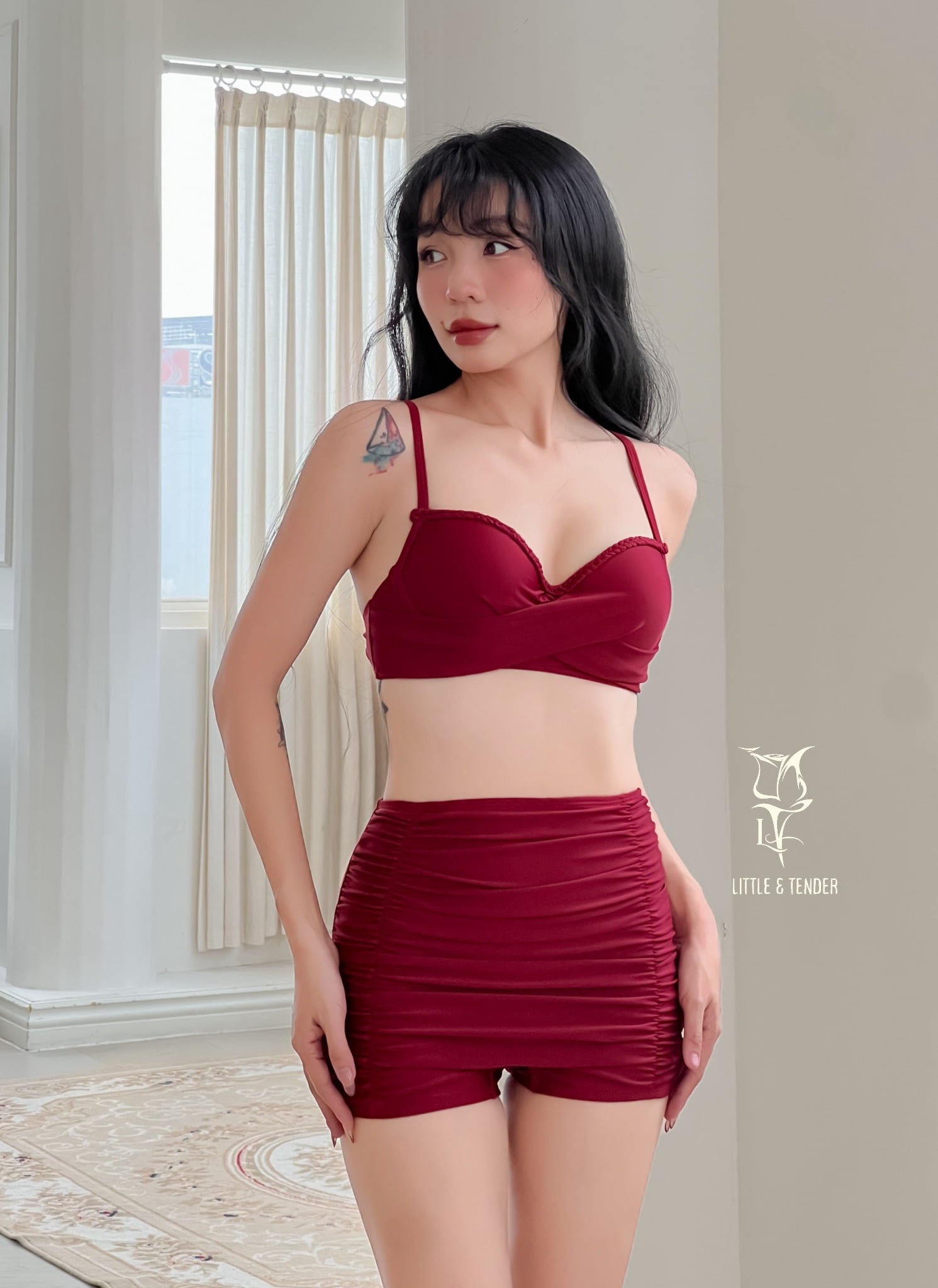 FLYNN SWIMSUIT - ÁO TẮM 2 MẢNH CÓ GỌNG HỌA TIẾT