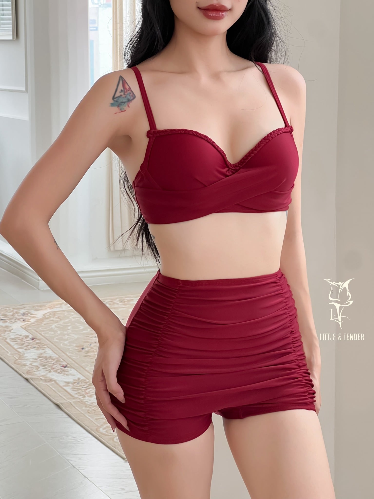 FLYNN SWIMSUIT - ÁO TẮM 2 MẢNH CÓ GỌNG HỌA TIẾT