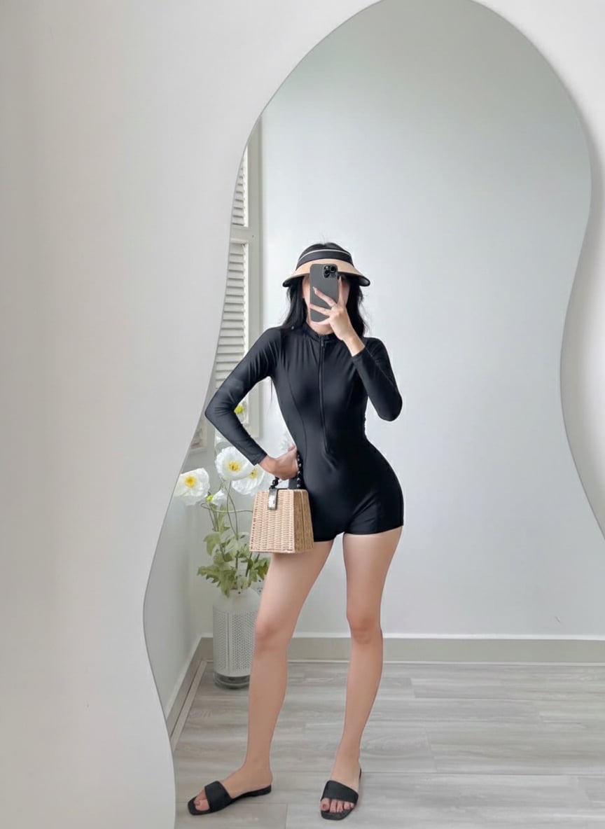 MAISON SWIMSUIT - ĐỒ BƠI 1 MẢNH LIỀN THÂN KÍN ĐÁO DÀI TAY