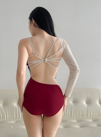 Butterfly Swimsuit - Áo Tắm 1 Mảnh Tay Dài lưng Cutout