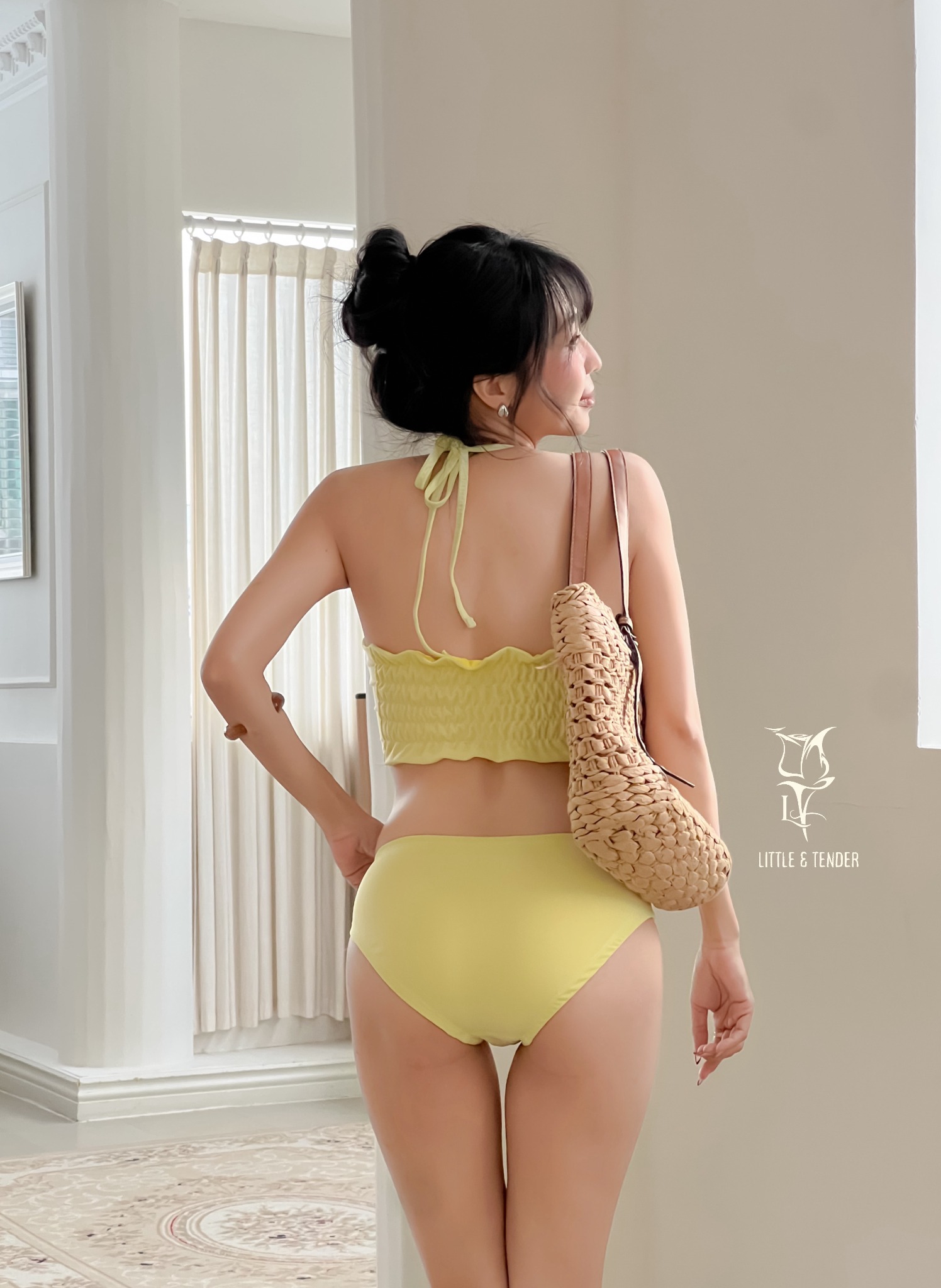 YONA SWIMSUIT - SET BIKINI 3 MÓN PHỐI CHÂN VÁY LƯỚI THOÁNG MÁT (SALE)