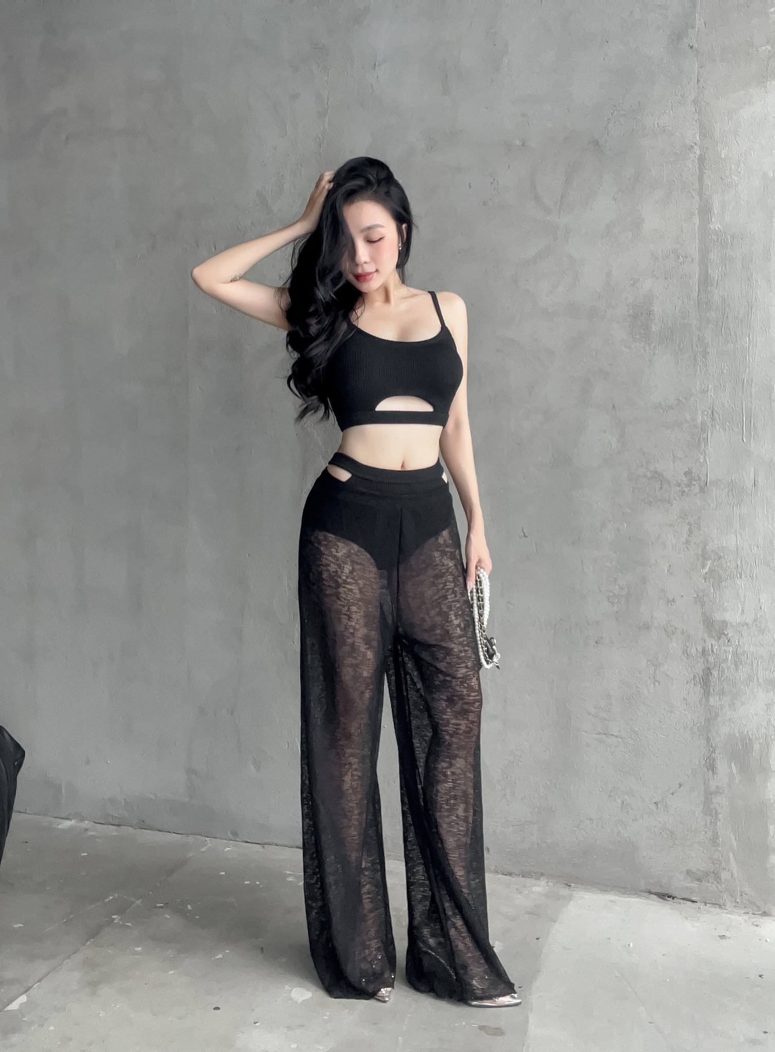 KAORI SWIMSUIT SALE - SET 3 MÓN KÈM QUẦN LƯỚI KÍN ĐÁO
