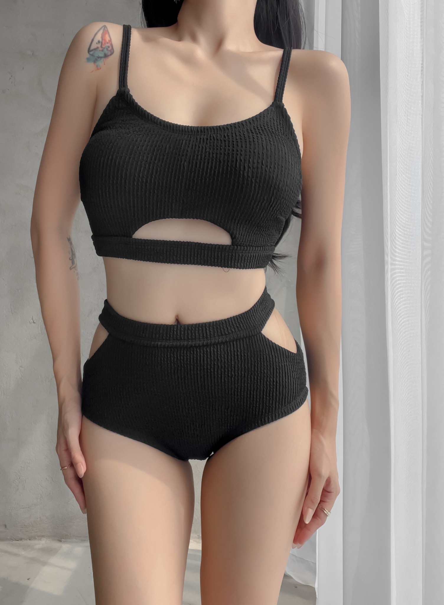 KAORI SWIMSUIT SALE - SET 3 MÓN KÈM QUẦN LƯỚI KÍN ĐÁO