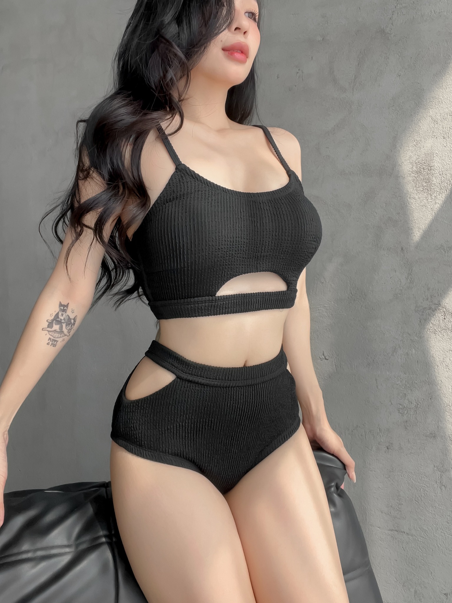 KAORI SWIMSUIT SALE - SET 3 MÓN KÈM QUẦN LƯỚI KÍN ĐÁO