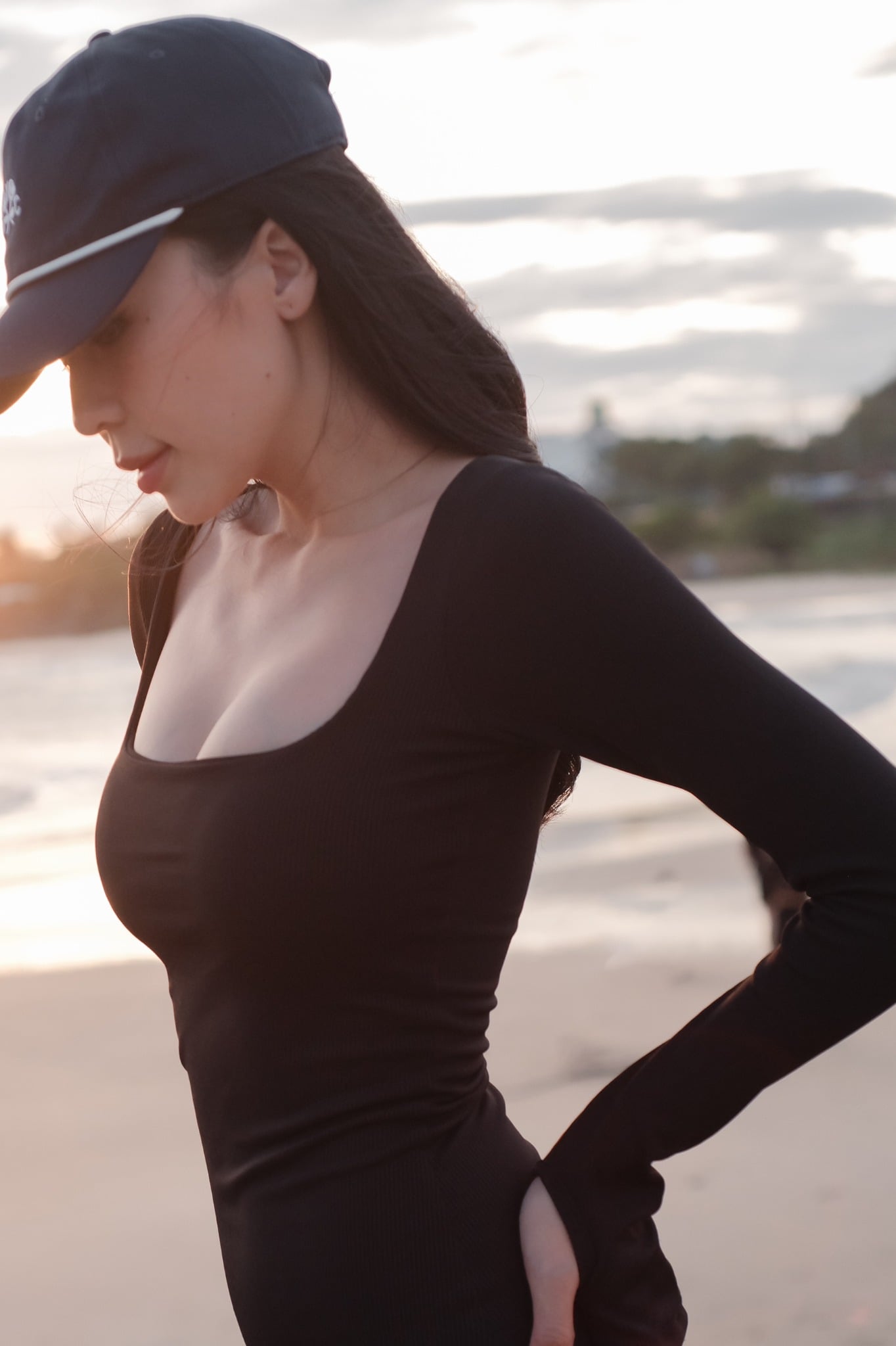 ELLE JUMPSUIT - BỘ JUMPSUIT DÀI TAY THUN GÂN CAO CẤP