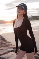 ELLE JUMPSUIT - BỘ JUMPSUIT DÀI TAY THUN GÂN CAO CẤP