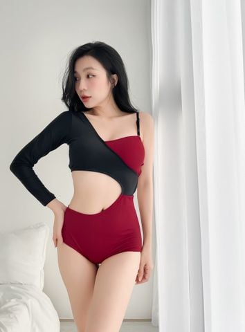 Butterfly Swimsuit SALE - Áo Tắm 1 Mảnh Tay Dài lưng Cut Out (SALE)