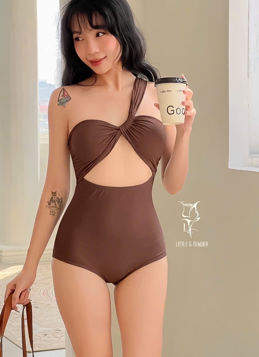 Athena Swimsuit - Áo Tắm 1 Mảnh Chéo Vai