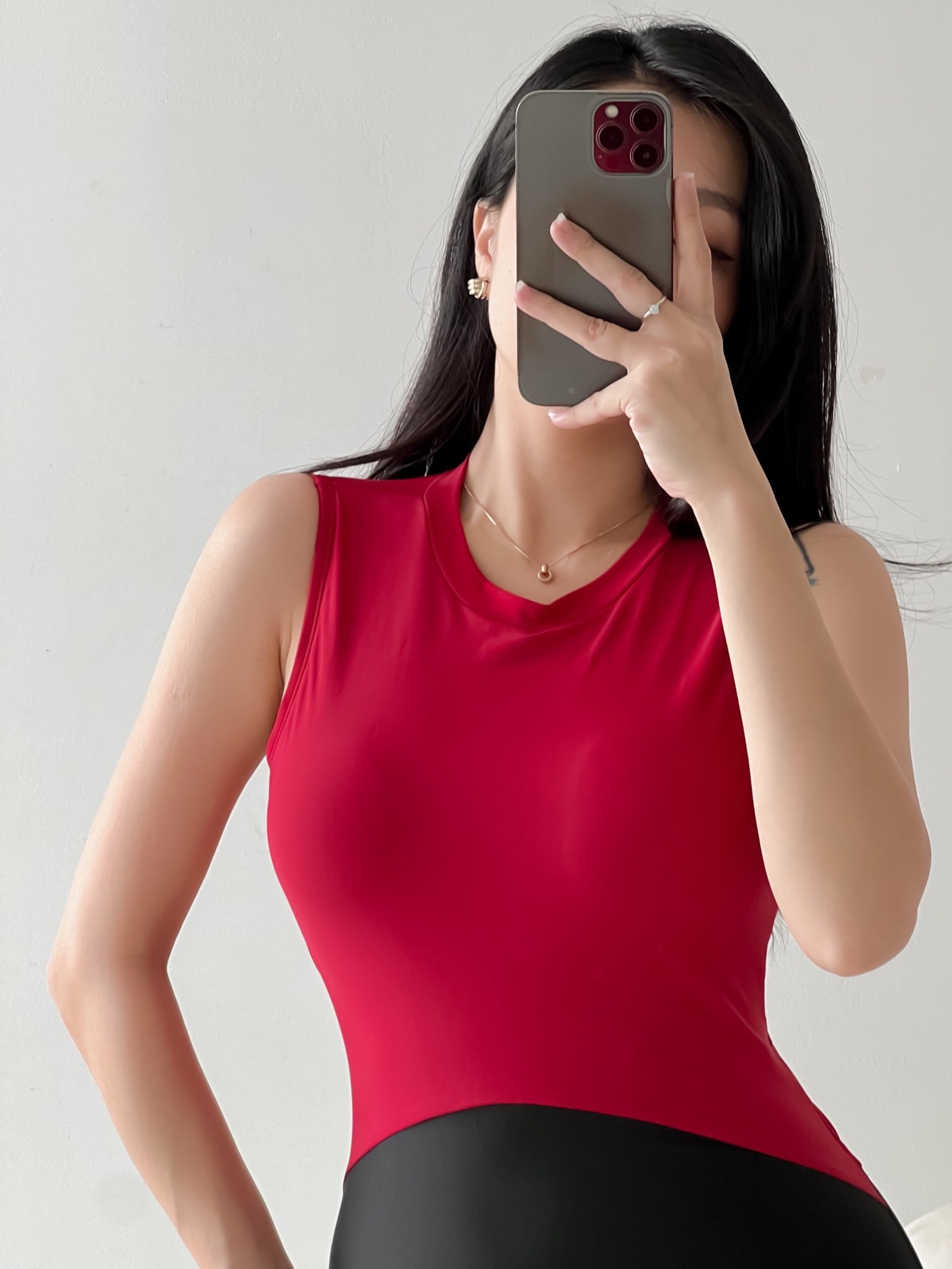 PHOEBE SWIMSUIT - Áo tắm 1 mảnh dáng ba lỗ phối màu