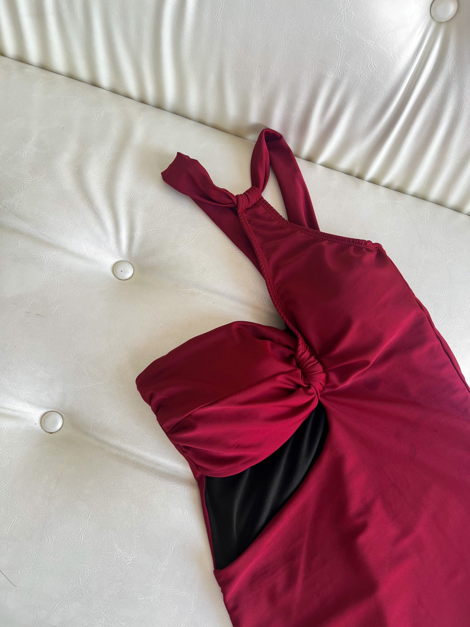 ANITA SWIMSUIT - ÁO TẮM 1 mảnh đỏ đô cut out ngay eo