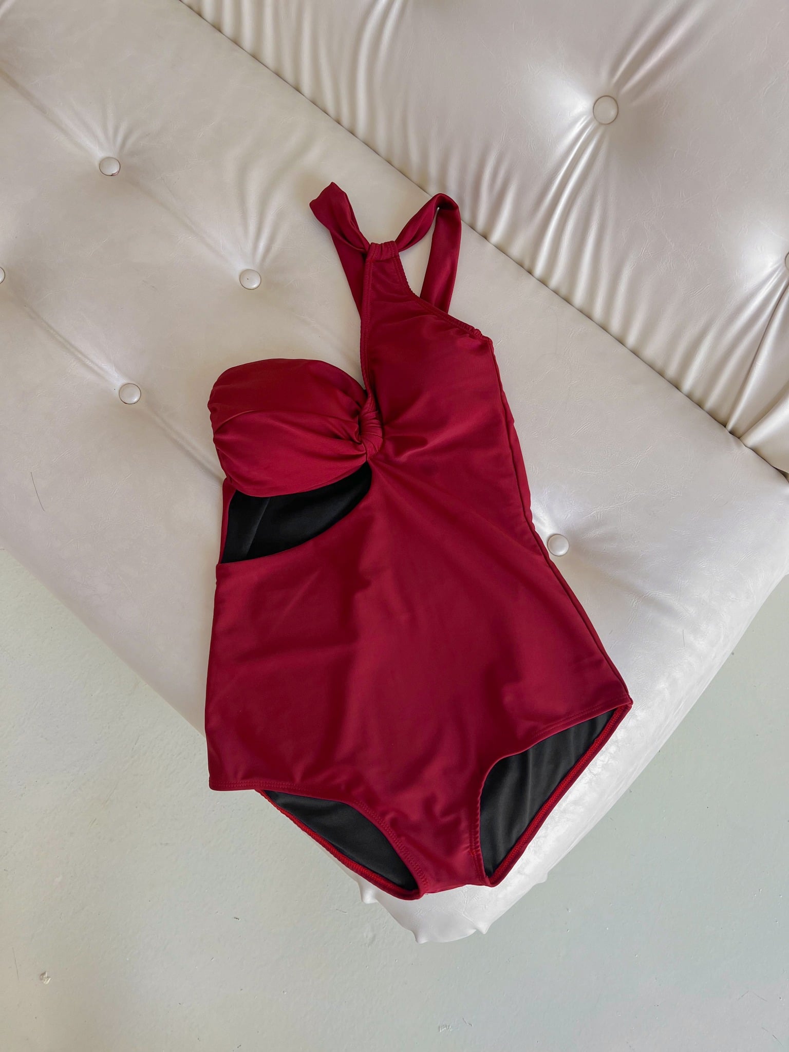 ANITA SWIMSUIT - ÁO TẮM 1 mảnh đỏ đô cut out ngay eo