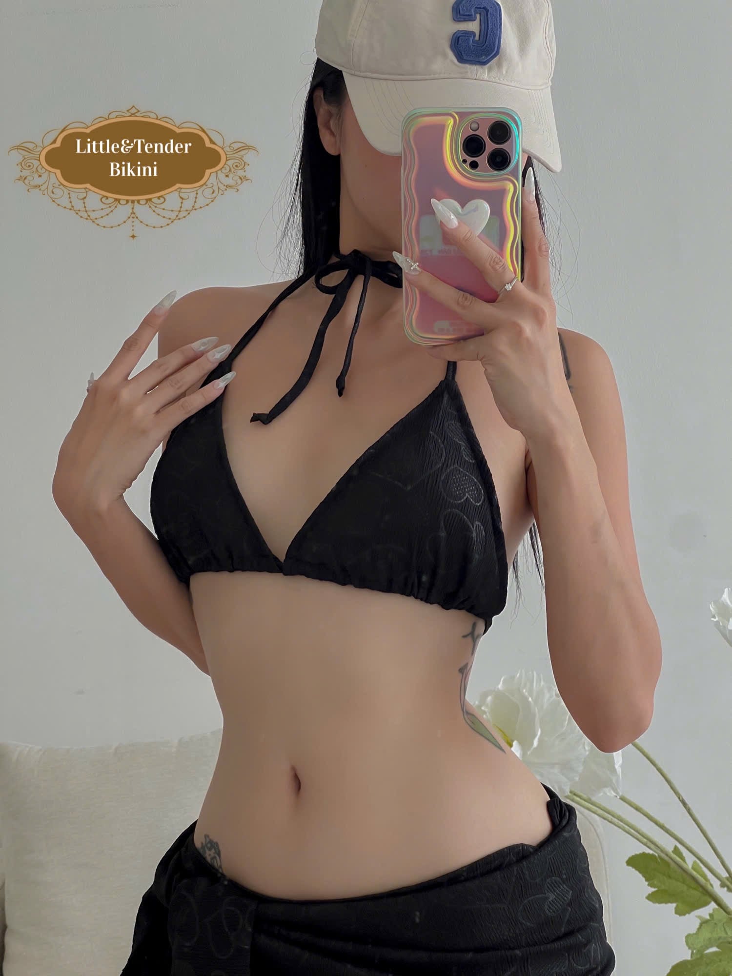 AMITA SWIMSUIT - Set 3 Món Vải Xốp Với 4 Tone Màu Trẻ Trung