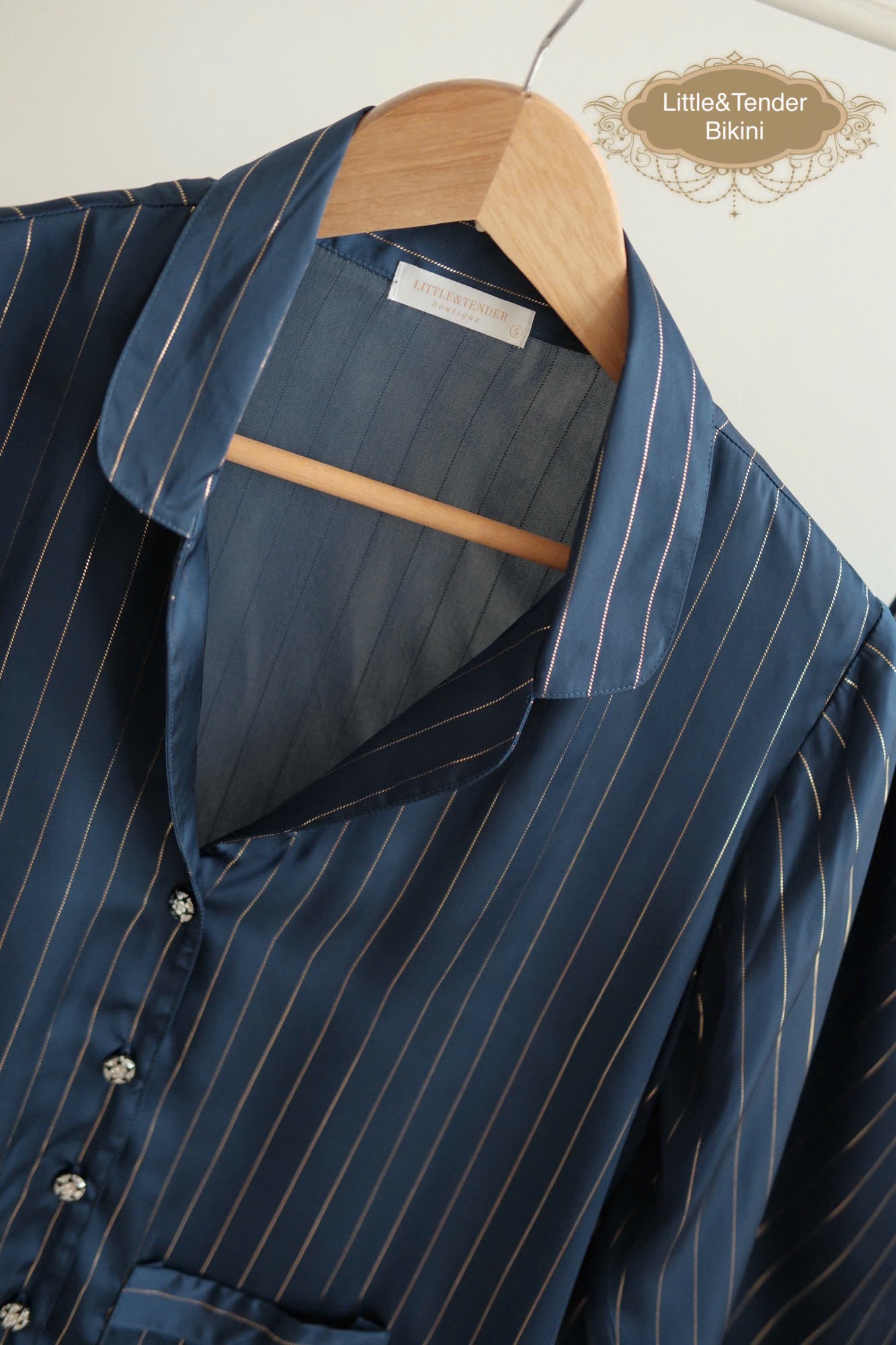ROYAL BLUE SLIK PYJAMAS - ĐỒ NGỦ LỤA DÀI MÀU XANH ROYAL