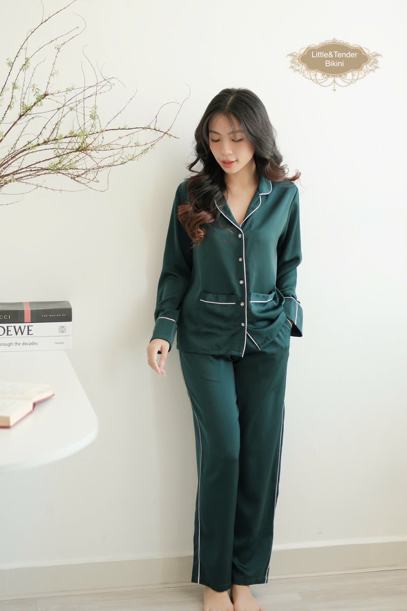SAPPHIRE SILK PYJAMAS - SET ĐỒ NGỦ LỤA DÀI CAO CẤP