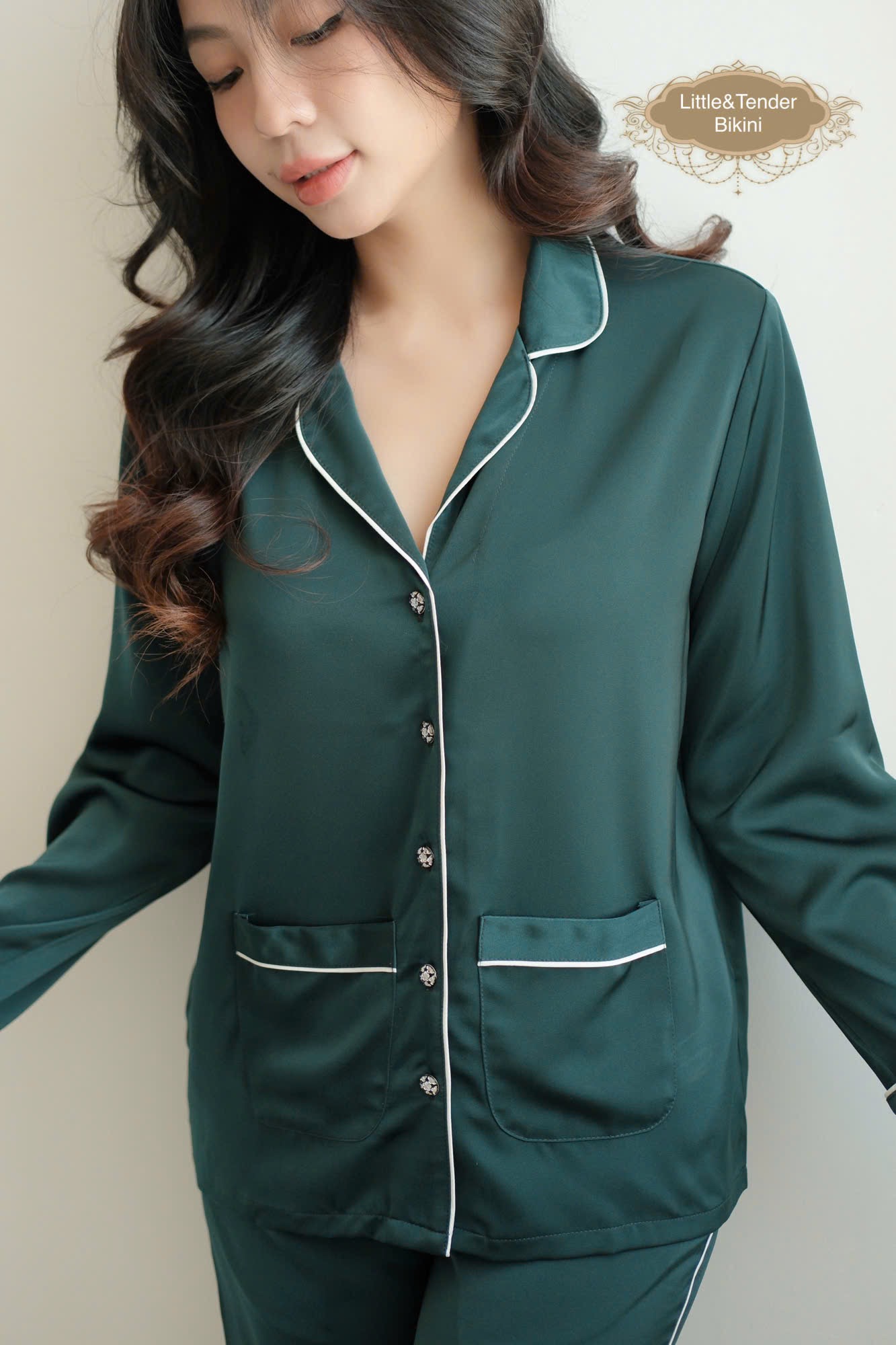 SAPPHIRE SILK PYJAMAS - SET ĐỒ NGỦ LỤA DÀI CAO CẤP