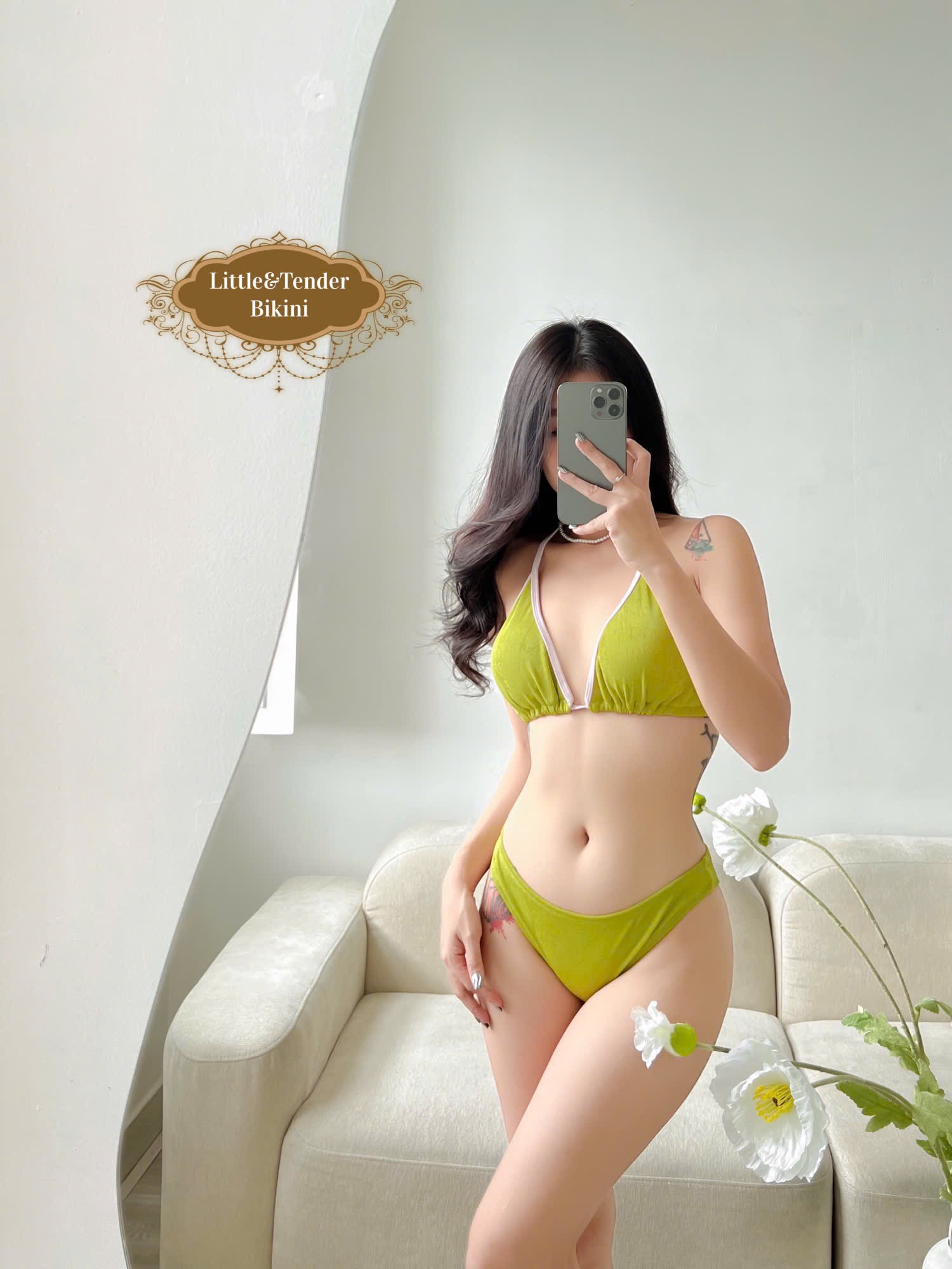 PISTACHIO SWIMSUIT - SET 3 MÓN BIKINI HẠT DẺ CƯỜI TRENDY
