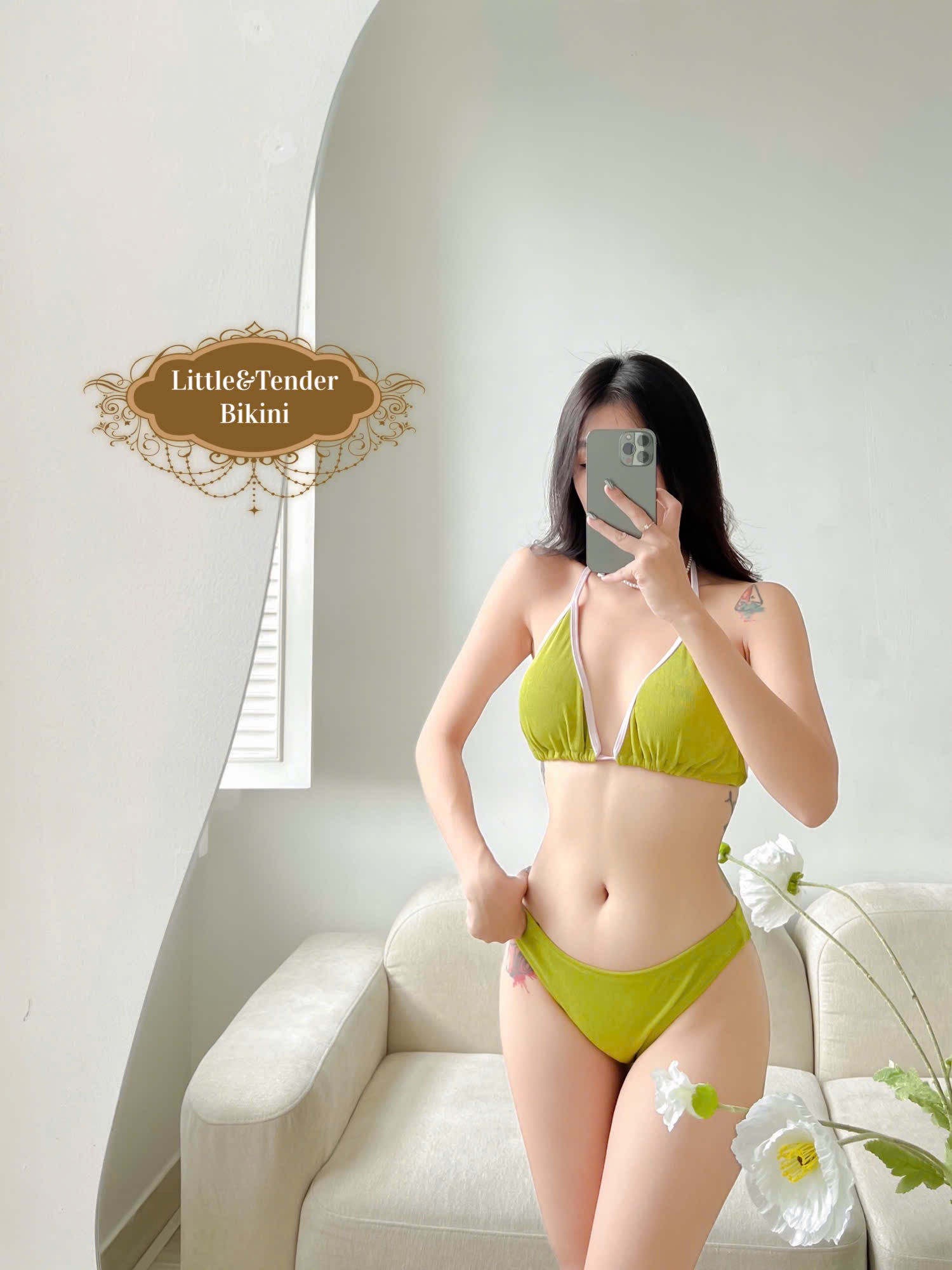 PISTACHIO SWIMSUIT - SET 3 MÓN BIKINI HẠT DẺ CƯỜI TRENDY