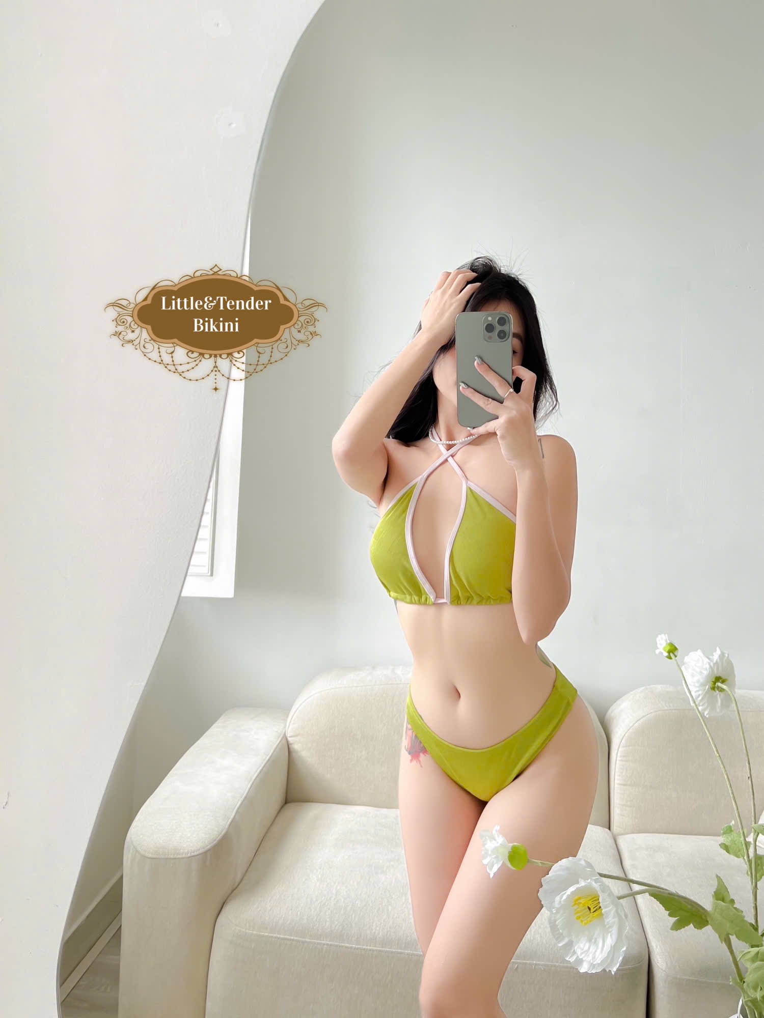 PISTACHIO SWIMSUIT - SET 3 MÓN BIKINI HẠT DẺ CƯỜI TRENDY